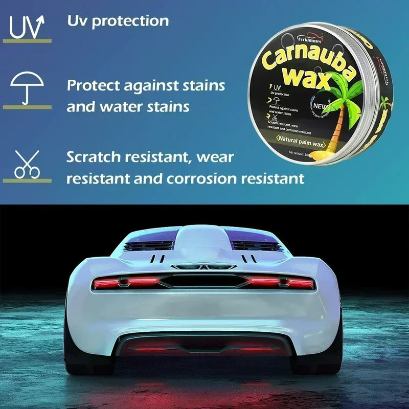 Car Wax Paste High Gloss Shine Hydrophobic Coating for Auto Paint Care