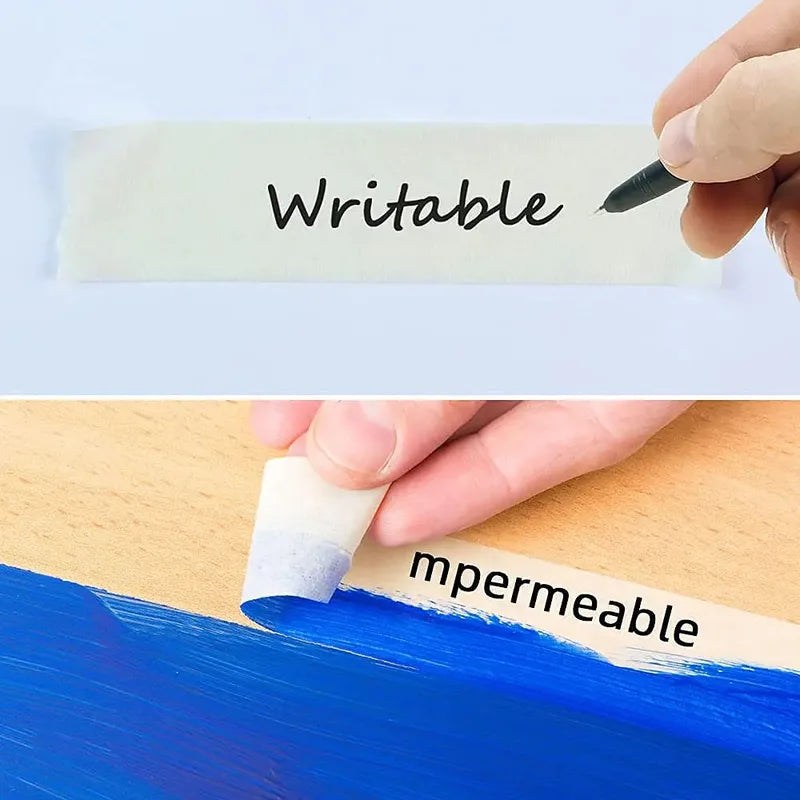 Painter's Masking Tape Crepe Paper Roll - Multiple Colors, 1cm-2.2cm Wide