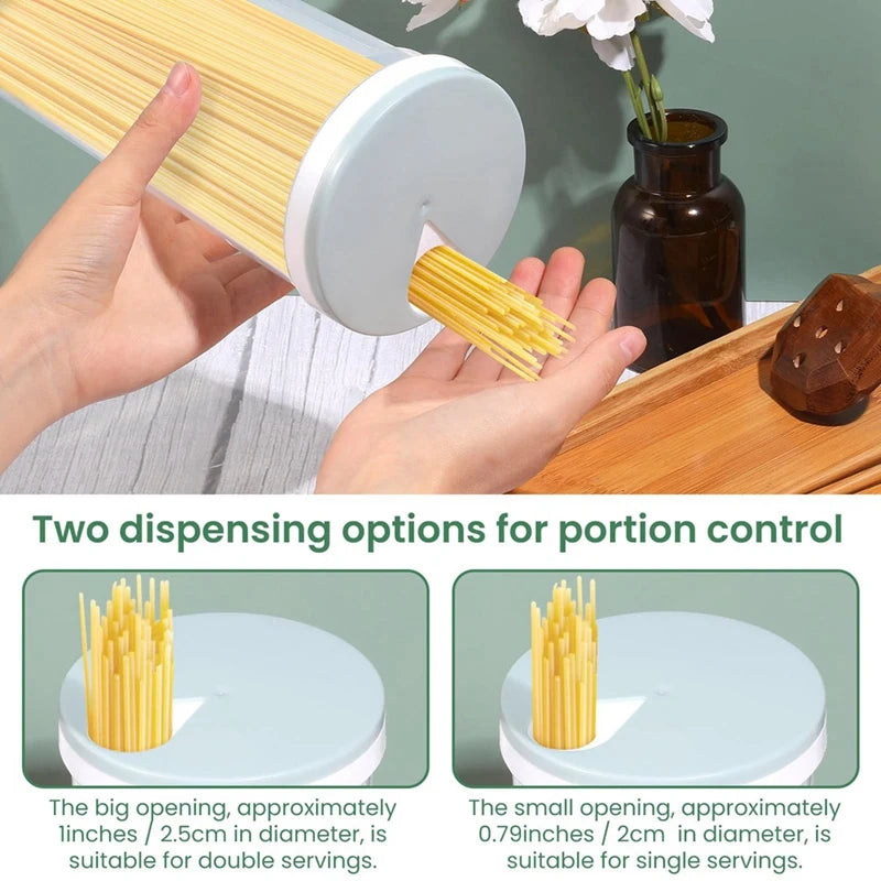 Food Storage Can for Pasta Noodles Sealed Plastic Container with Locking Lid