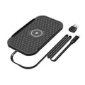 Wireless Car Phone Charger with Anti-Slip Mat for VW, Toyota, Audi - 15W Fast Charging Type C Cable