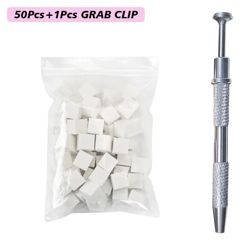 Square Nail Art Sponge Set with Gradient Brushes for DIY Manicure and Gel Polish