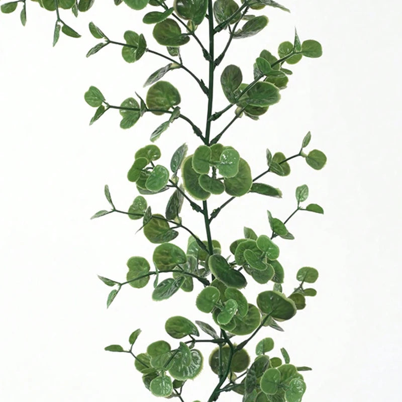 Artificial Ivy Hanging Eucalyptus Vine for Indoor Outdoor Garden Wall Decor - 180cm