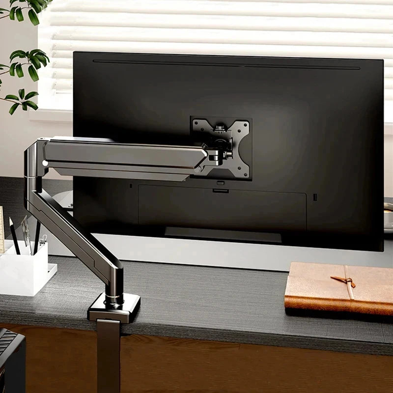 Adjustable Monitor Arm Desk Mount for 14-32 Inch Screens, Clamp & Grommet Base