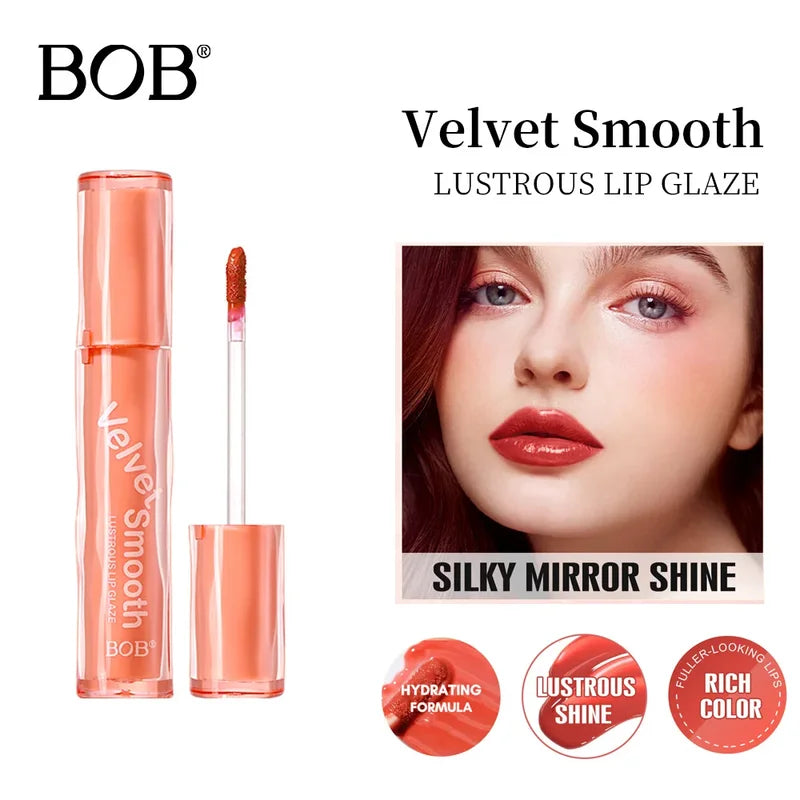 Water Gloss Lip Glaze - Moisturizing Long-Lasting Lipstick & Lip Gloss