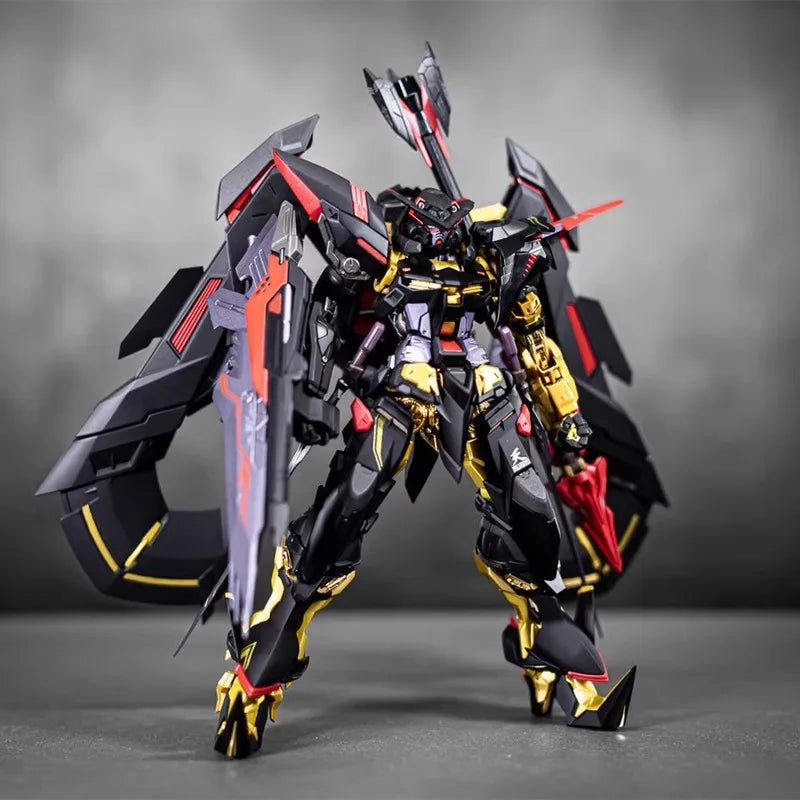 1/144 Astray Gold Frame Model Kit with Flight Pack & Weapons Set - Action Figure Gift
