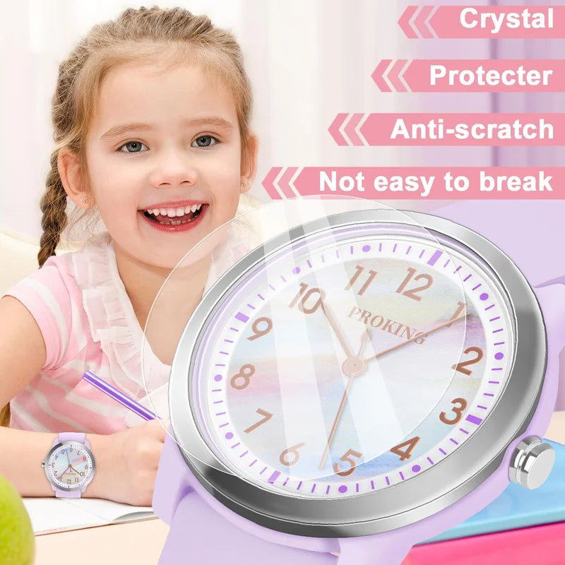 Kids Watch for Girls and Boys Learning Time Waterproof Analog Watch for Children 8-18