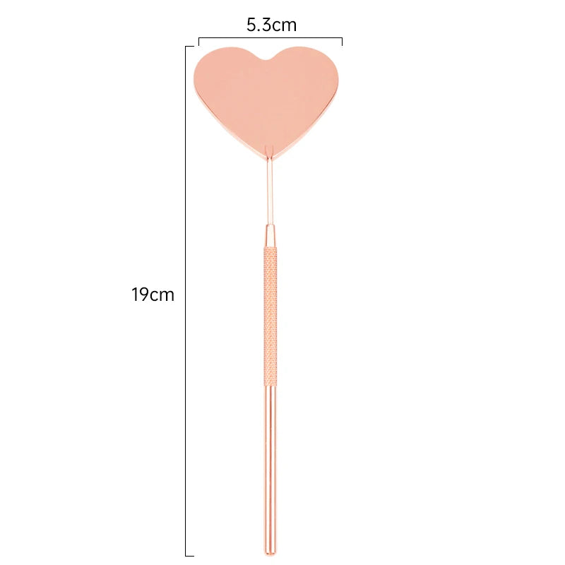 Heart Shape Eyelash Extension Magnify Mirror for Lash Tech Check & Makeup