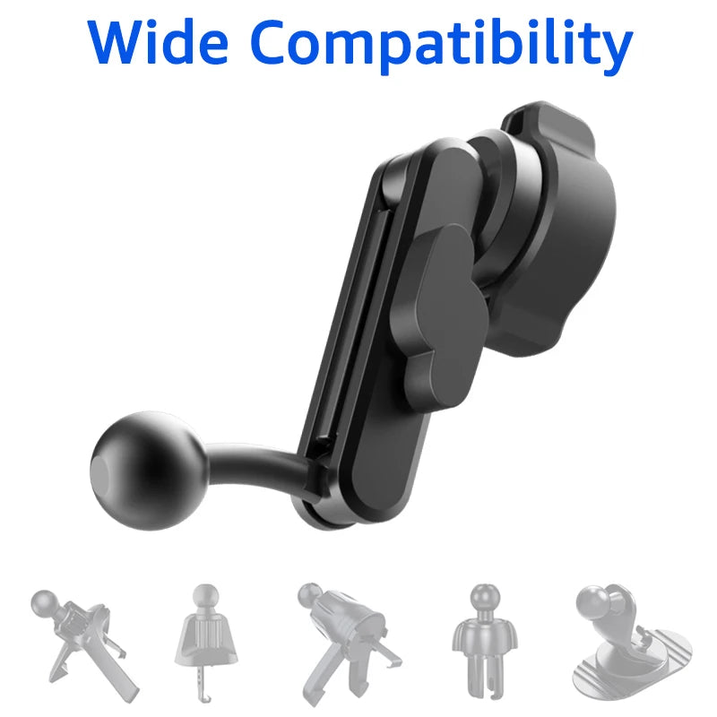 17mm Ball Head Extension Rod for Car Phone GPS Mount 360° Rotatable Stand