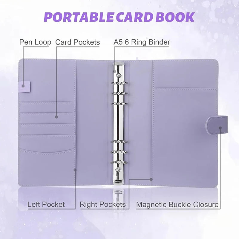 25pcs Photo Card Binder Pages A5 Photo Album Collectible Card Storage