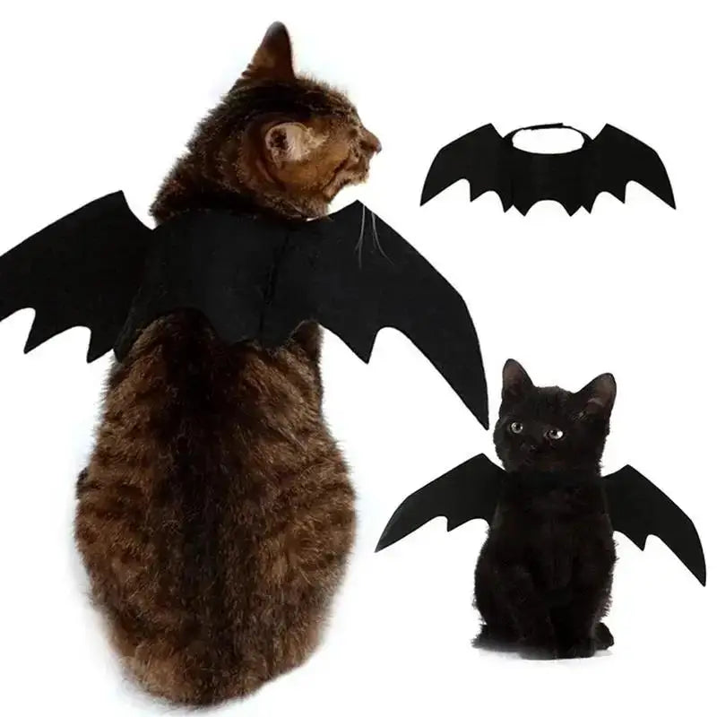 Pet Cat Dog Bat Wings Costume Role Play Accessory Halloween Cosplay