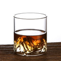 3D Whiskey Glass Set 5 Oz Crystal Drinkware Suitable for Cocktails Cognac Ice Wine
