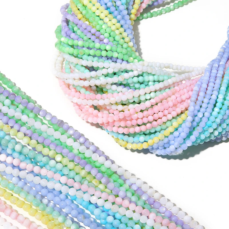 Natural Freshwater Shell Beads - Handmade DIY Jewelry Supplies 125pcs