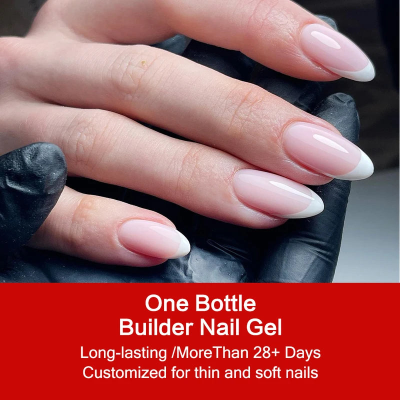 Builder Nail Gel in a Bottle - UV & LED Cure, HEMA & TPO Free, 15ml