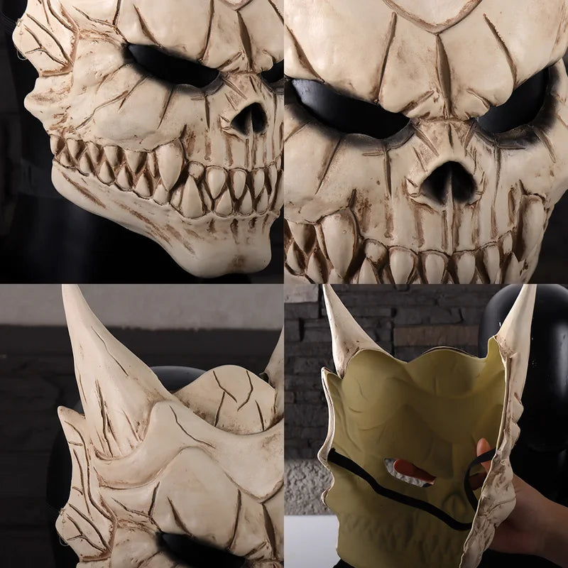 Anime Kaiju No 8 Kafka Hibino Mask Cosplay Skull Monster Latex Helmet Halloween Costume