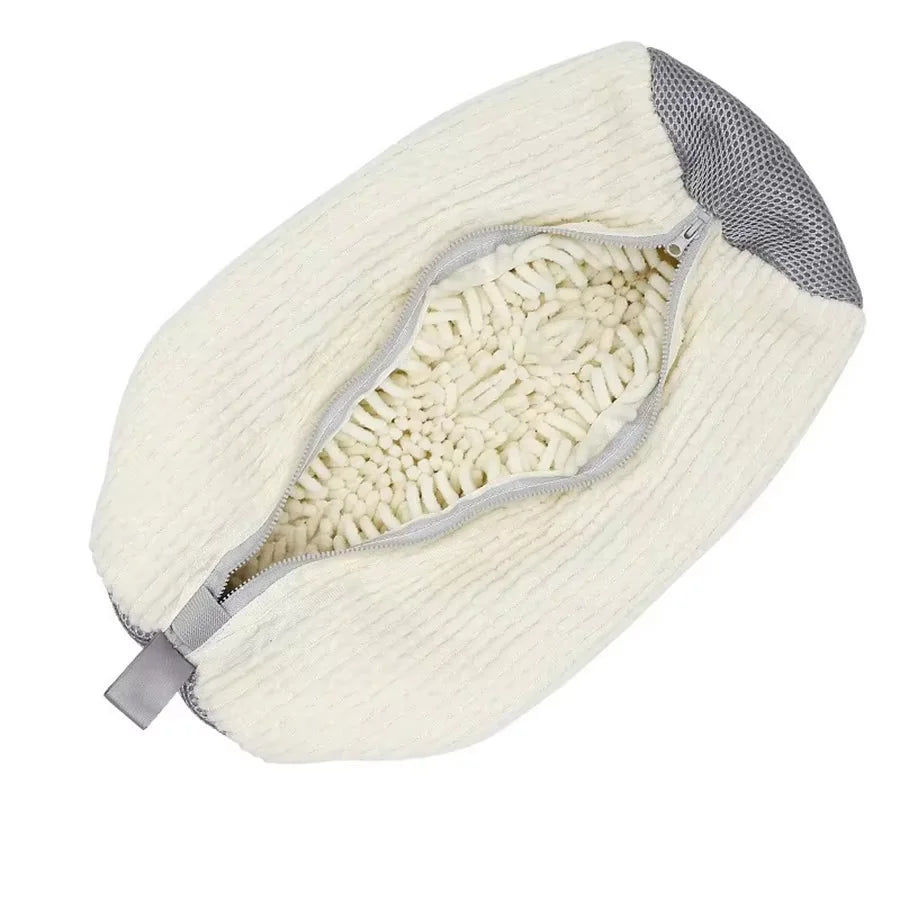 Shoe Washing Machine Bag for All Shoes - Laundry Shoe Cleaning Bag with Zipper