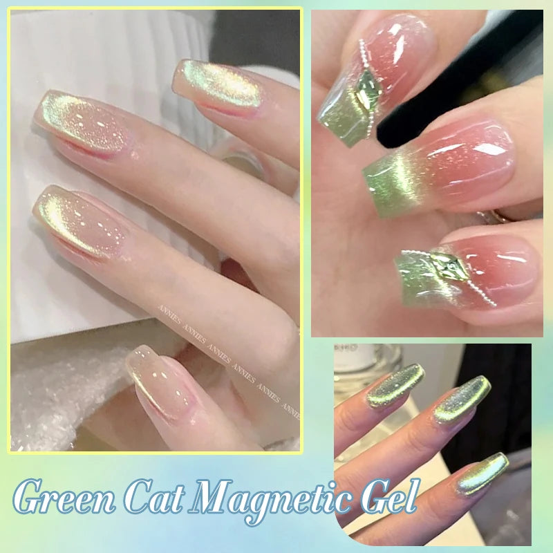 Magnetic Cat Gel Nail Polish 10ml - Holographic Glitter UV LED Semi-Permanent