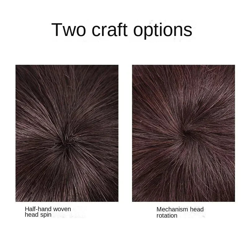 Lightweight Human Hair Topper with Clips for Volume & Thickness - 15cm & 20cm