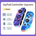 RGB LED Joypad Controller for Switch with Dual Vibration - Multiple Colors