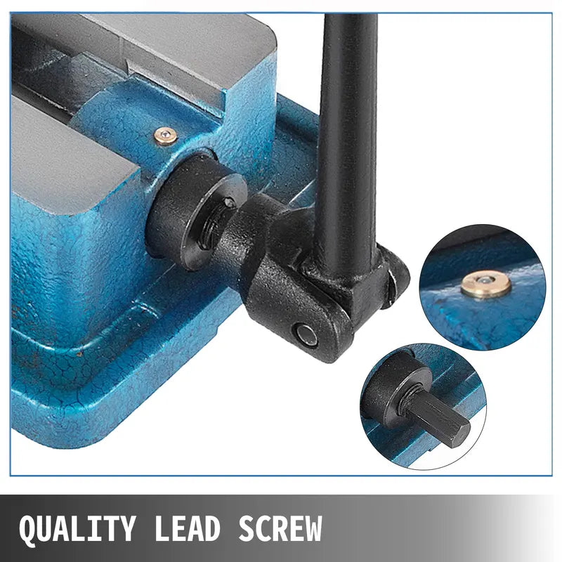 4-Inch Bench Clamp Vise with Swivel Base High Precision Milling Vise