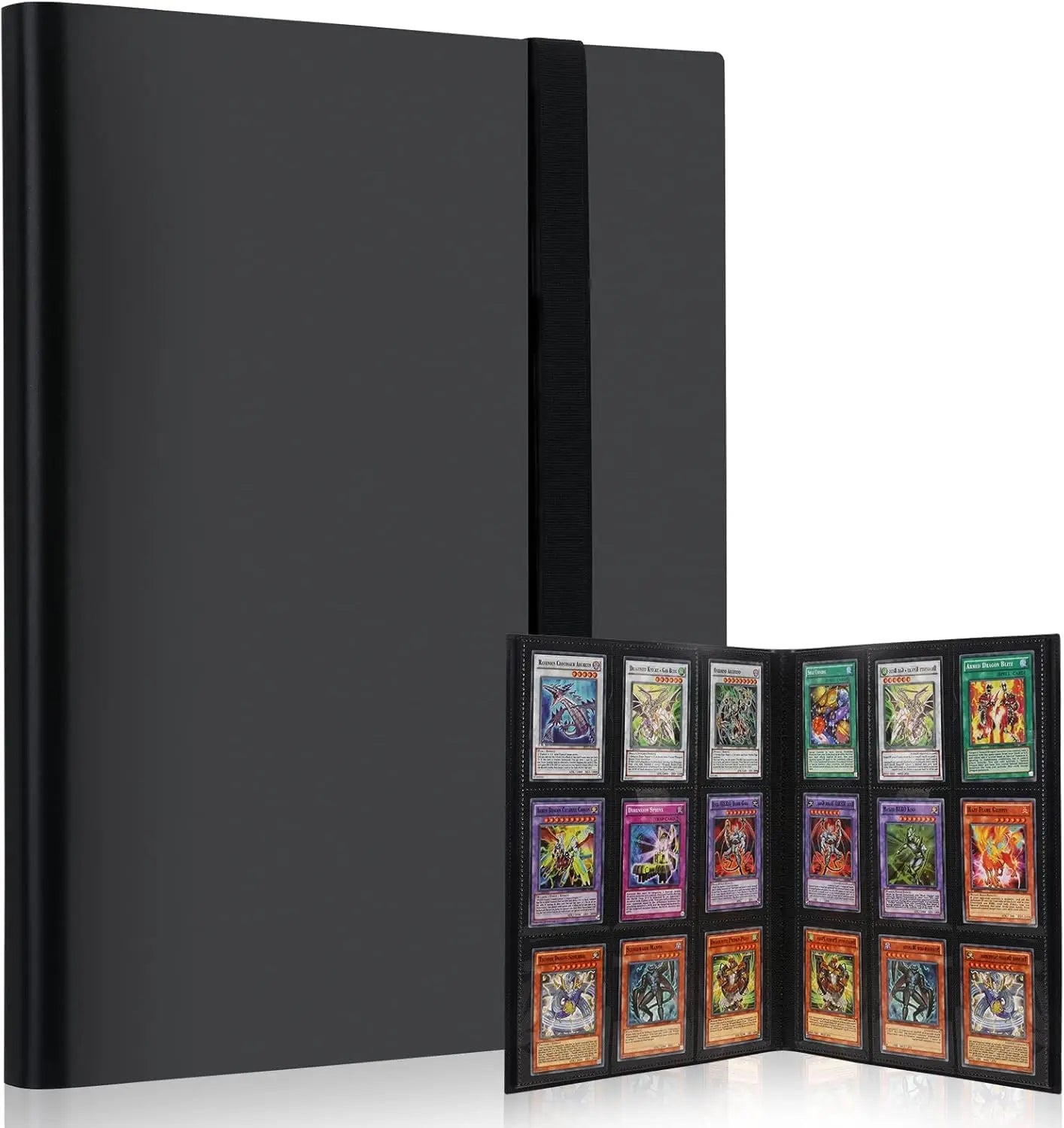Large Capacity 9 Pocket Photo Card Binder Album for Collecting Trading Cards - Multiple Colors