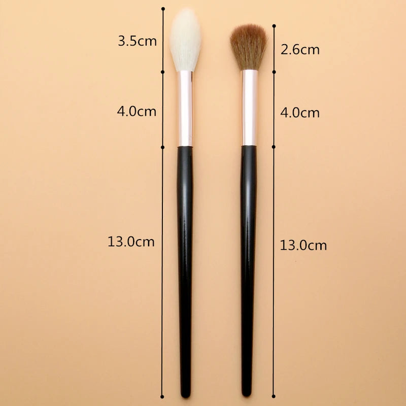 High-Quality Makeup Brush Set with Goat Hair Eye Shadow Blender and Contour Brush