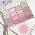16-Color Earth Tone Eyeshadow Palette Matte & Shimmer for Daily Makeup