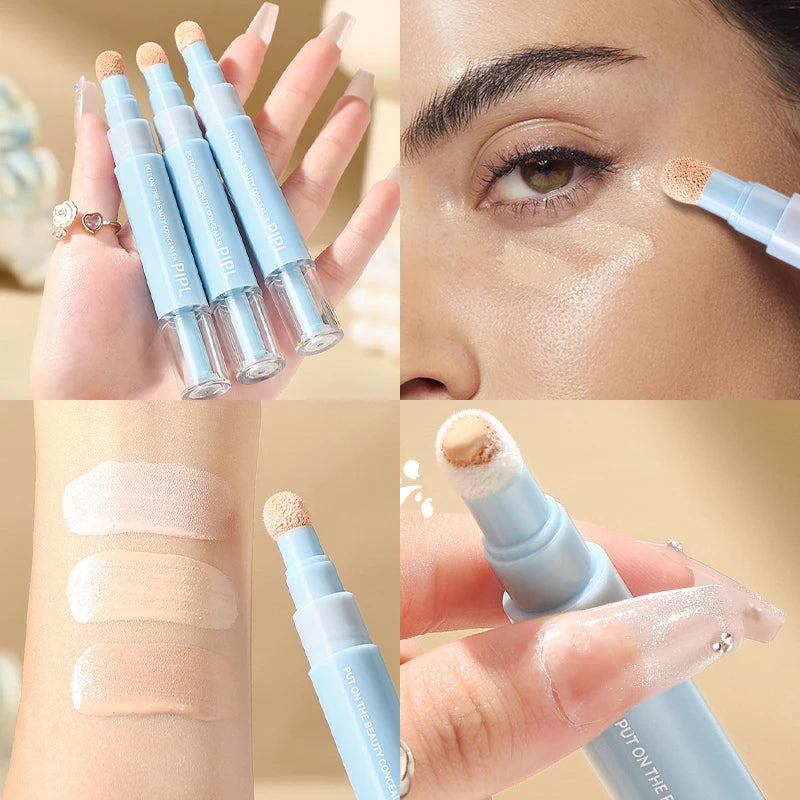 Liquid Concealer Stick Full Coverage Brightening Waterproof Makeup for Dark Circles