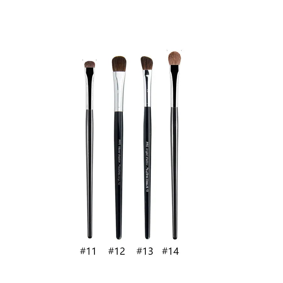 4pcs Makeup Brush Set - Eye Shadow, Lip, Brow, Concealer, Blending, Crease