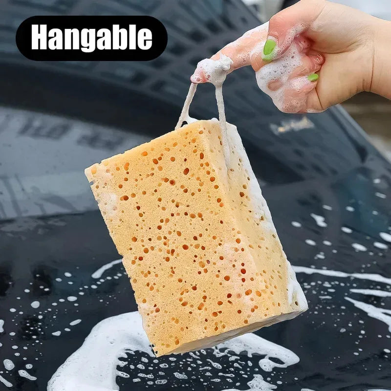 Large Honeycomb Car Washing Sponge - Durable Multi-Purpose Detailing Brush