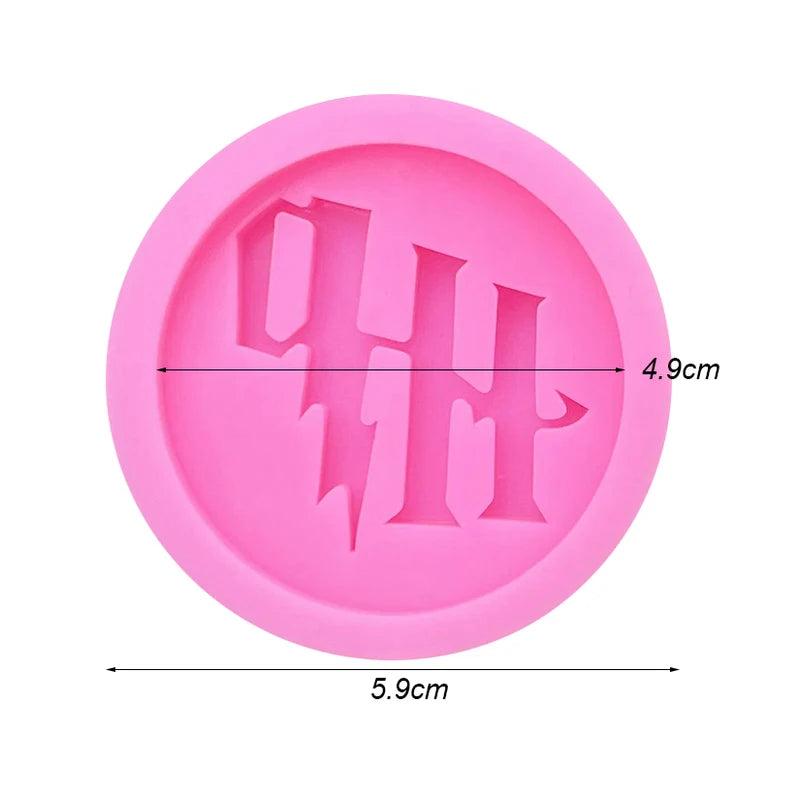 Halloween Letter Silicone Mold for Cake Decorating Sugarcraft and Chocolate