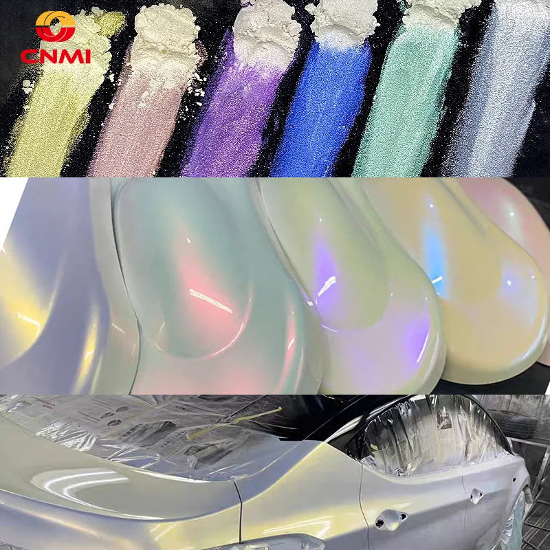 100g Multi-Color Pearl Mica Pigment for Car Paint Cosmetics Nail Art Slime