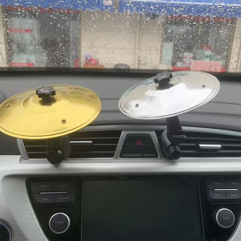 Car Vent Cymbal Drumming Toy - Universal Mini Percussion Accessory for Automotive Interior