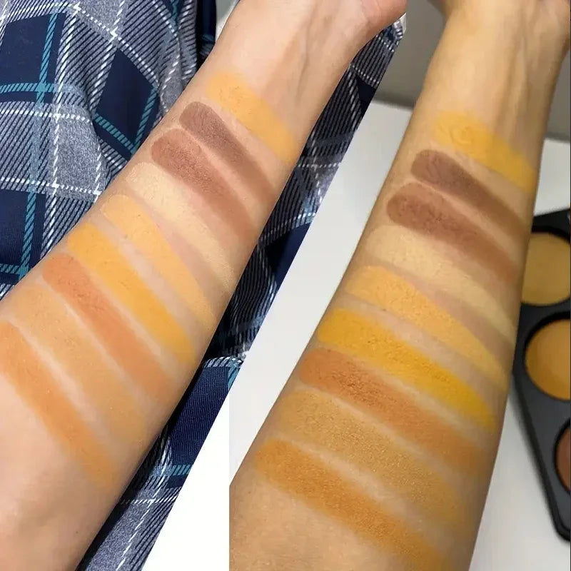 Dark Skin 9-in-1 Waterproof Face Palette - Contour, Concealer, Bronzer & Highlighter