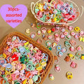 Kids Hair Bands 30pcs Non-Hurting Cartoon Animal Flower Fruit Hair Accessories