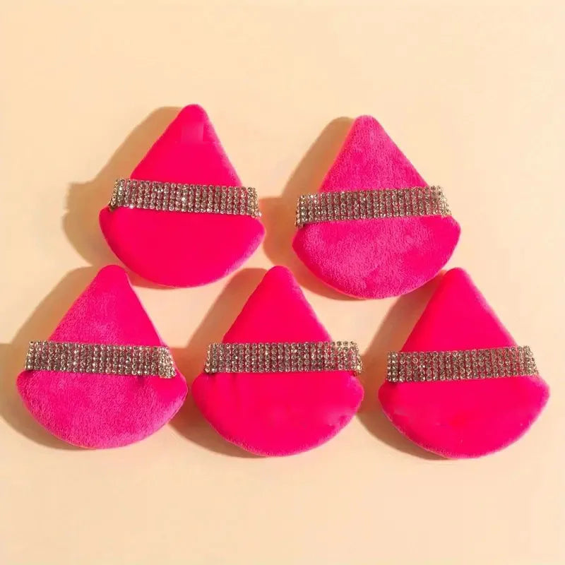 Triangular Makeup Sponges Set - Soft Face Powder Puffs 1/2/3 pcs for Cosmetics