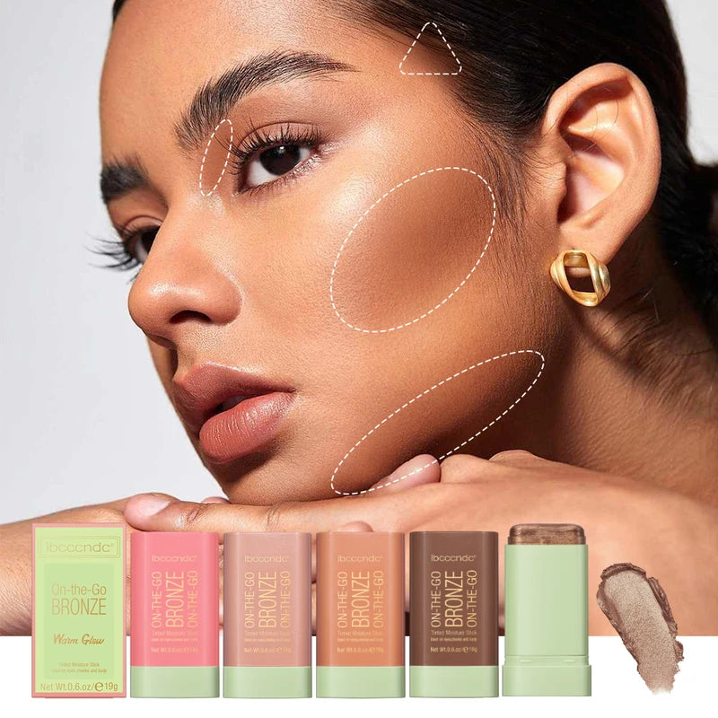 Multi-function Face Blush Stick - Waterproof Contour & Brightening Makeup