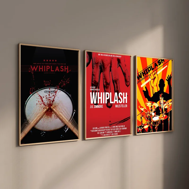 Classic Whiplash Movie Poster Wall Art for Home & Office Decor