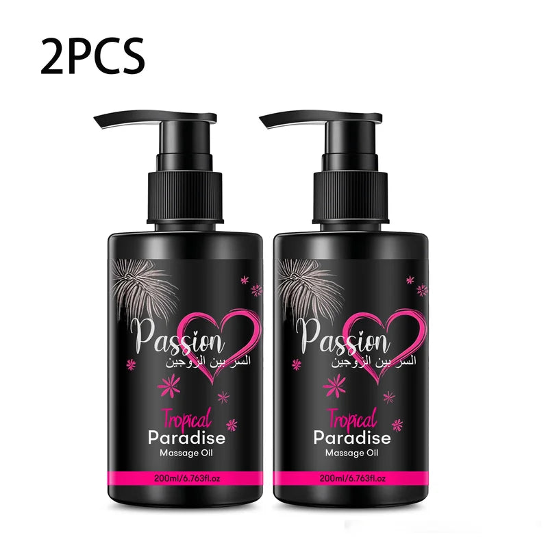 Sensual Body Oil for Couples - Hydrating Massage Oil with Almond & Jojoba