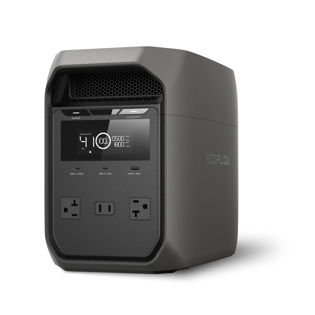 Portable Solar Generator 1000Wh Power Station with 1800W Output and Expandable Capacity