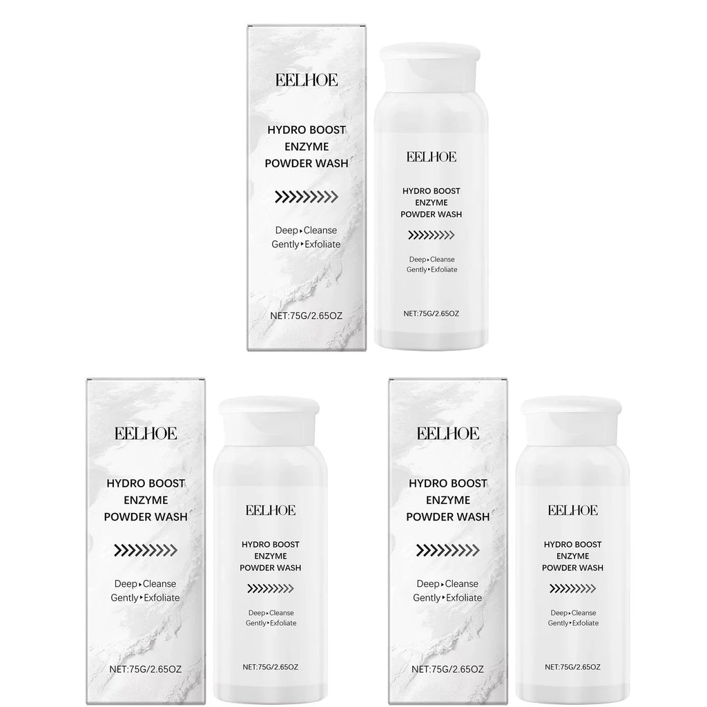 Gentle Enzyme Face Powder Wash for Oil Control & Brightening - Deep Cleansing, Blackhead Removal