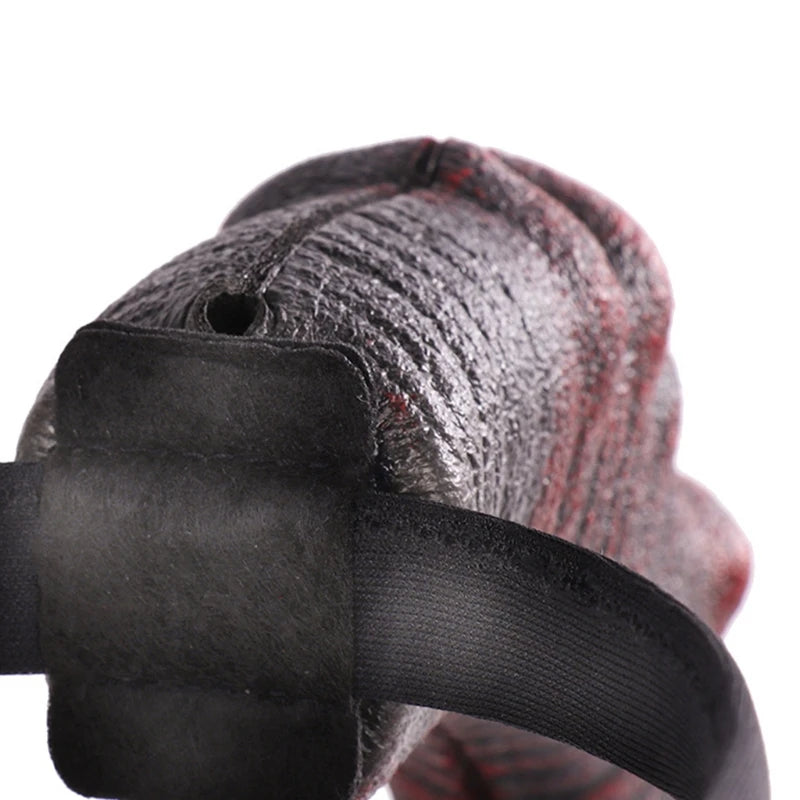 Gothic Devil Horn Headband Halloween Cosplay Hair Accessory - Black & Red