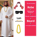 Adult Middle Eastern Costume Set for Halloween, Parties, and Cosplay