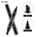 Double-Ended Quick Dry Liquid Eyeliner Pen Waterproof & Smudgeproof