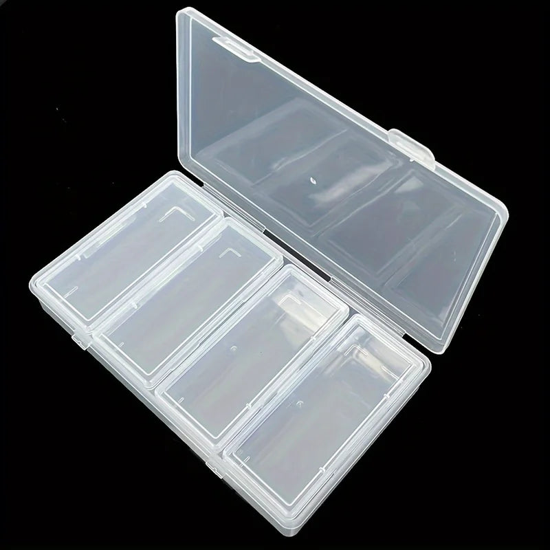 Adjustable Plastic Storage Organizer Box with Removable Compartments for Craft & Sewing Supplies