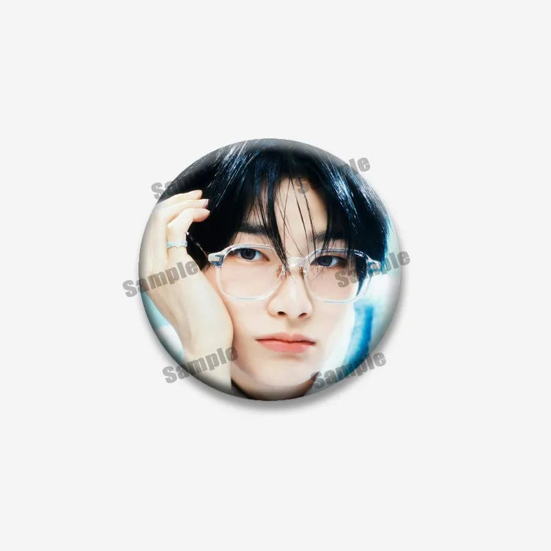 Kpop Boys Band Coin Badge Lapel Pin Jewelry for Fans - Multiple Colors & Sizes