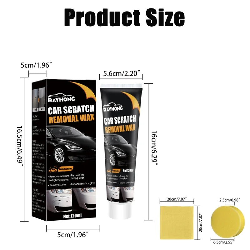 Car Scratch Remover Paint Care Kit - Auto Swirl & Scratch Repair Polishing
