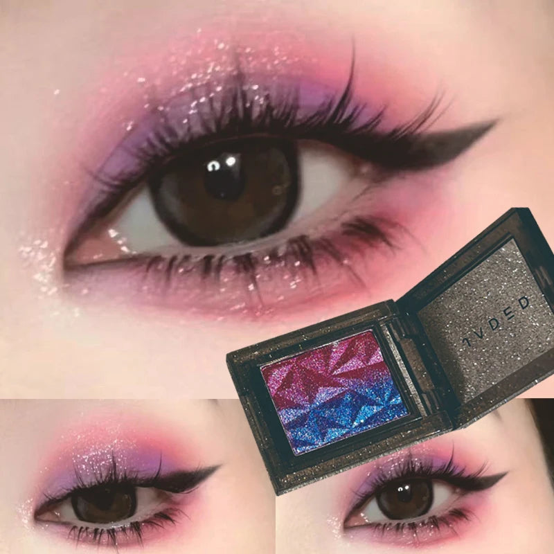 Glitter Eyeshadow Palette with Metallic & Sparkling Shades - Long Lasting Makeup