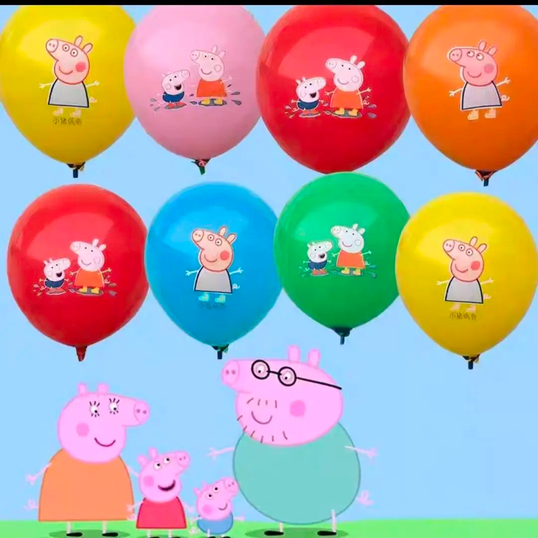 12-Inch Peppa Pig Balloon Cartoon Balloon for Birthday Party & Group Activities