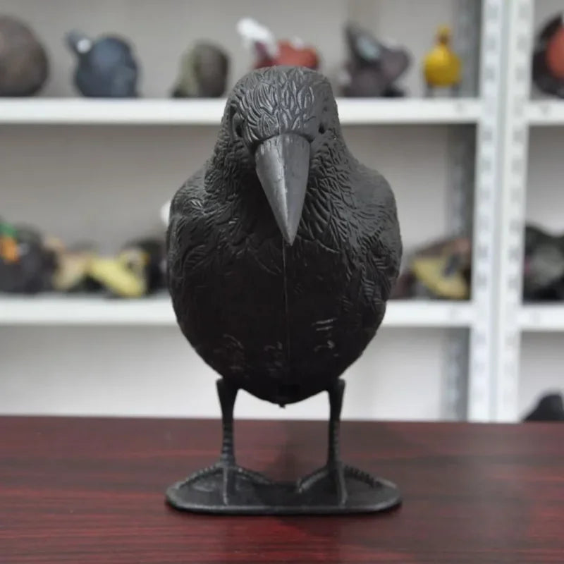 Bird Repellent Scarecrow Raven Decoy for Garden & Outdoor Pest Control