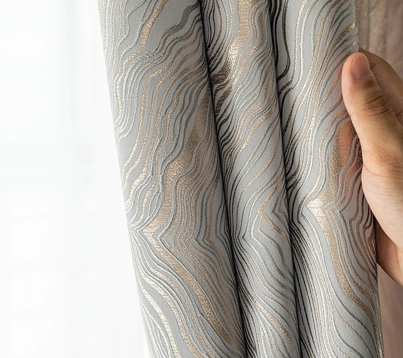 High-Precision Blackout Curtains for Living Room & Bedroom - Soft Fabric, Custom Sizes